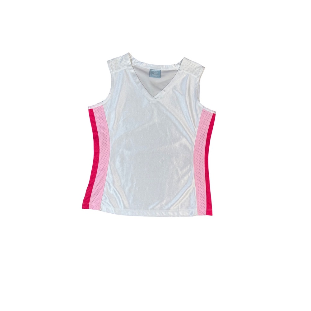 Canyon River Blues‎ Girls XL Tank Top Sleeveless Athletic Pink Trim